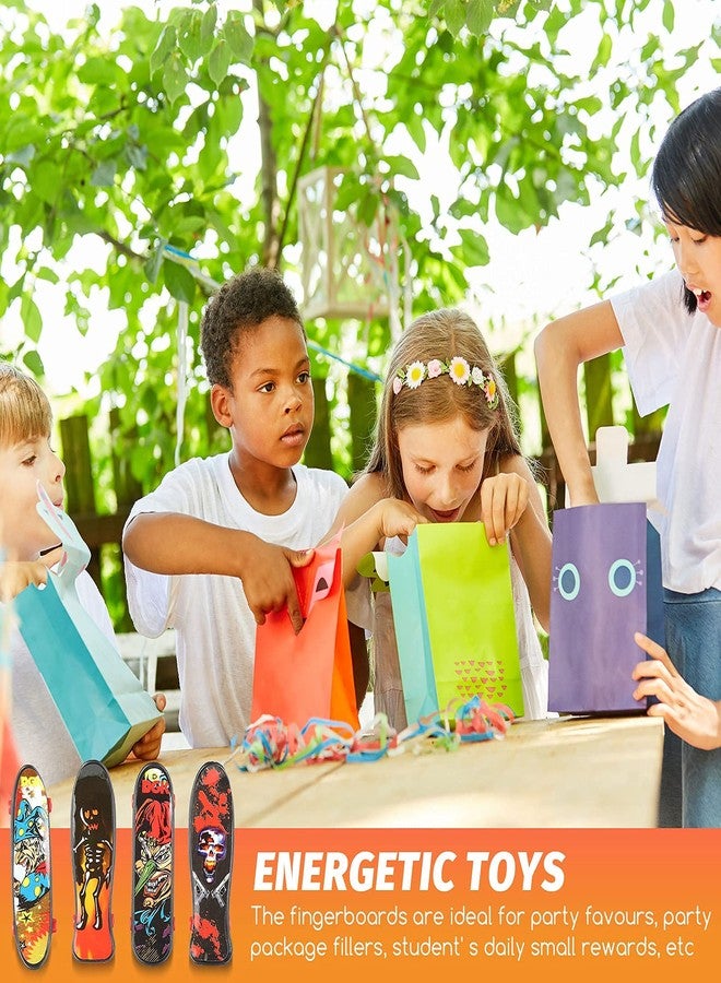 سكويشي مجموعة ألواح تزلج صغيرة طرية مكونة من 6 قطع، لعبة لوح تزلج صغيرة للأولاد والبنات والكبار، ديكور مكتبي عشوائي لتدريب تنسيق الأصابع، وتخفيف التوتر، وهدايا للحفلات. - Image 3